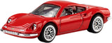 1:64 Ferrari 5 Pack Car Set -- 365, Dino, F40, SF90, 12Cilindri -- Hot Wheels