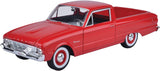 1:24 1960 Ford Falcon Ranchero Pickup -- Red -- MotorMax