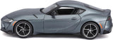 1:24 Toyota GR Supra (A90) 2022 -- Grey -- Maisto