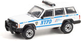 1:64 1997 Jeep Cherokee -- NYPD Police Car -- Greenlight