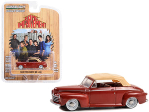 1:64 Home Improvement -- 1946 Ford Super De Luxe Convertible Red -- Greenlight
