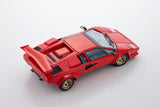 (Pre-Order) 1:18 Lamborghini Countach LP5000 Quattrovalvole -- Red w/Gold Wheels -- Kyosho
