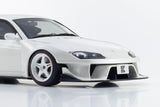 (Pre-Order) 1:18 Nissan Silvia S15 Khyzyl Saleem -- White -- Kyosho: Samurai