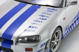 (Pre-Order) 1:12 Fast & Furious -- 2001 Nissan R34 Skyline GTR -- Kyosho KSR12007A
