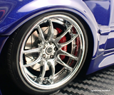 1:18 Toyota JZX100 MARK-II VERTEX -- Blue Metallic -- Ignition Model IG3581