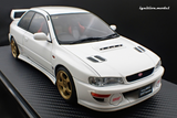 (Pre-Order) 1:18 Subaru Impreza WRX Type R STI Version V (GC8) -- White -- Ignition Model IG3553