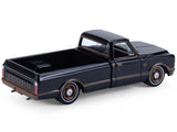1:64 1972 Chevrolet C10 Pickup - Black -- Greenlight: California Lowriders