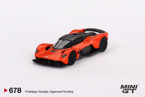 1:64 Aston Martin Valkyrie -- Maximum Orange -- Mini GT