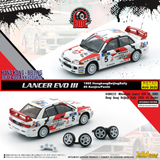 1:64 1995 Hong Kong Beijing Rally - #5 Mitsubishi Lancer EVO III -- BM Creations