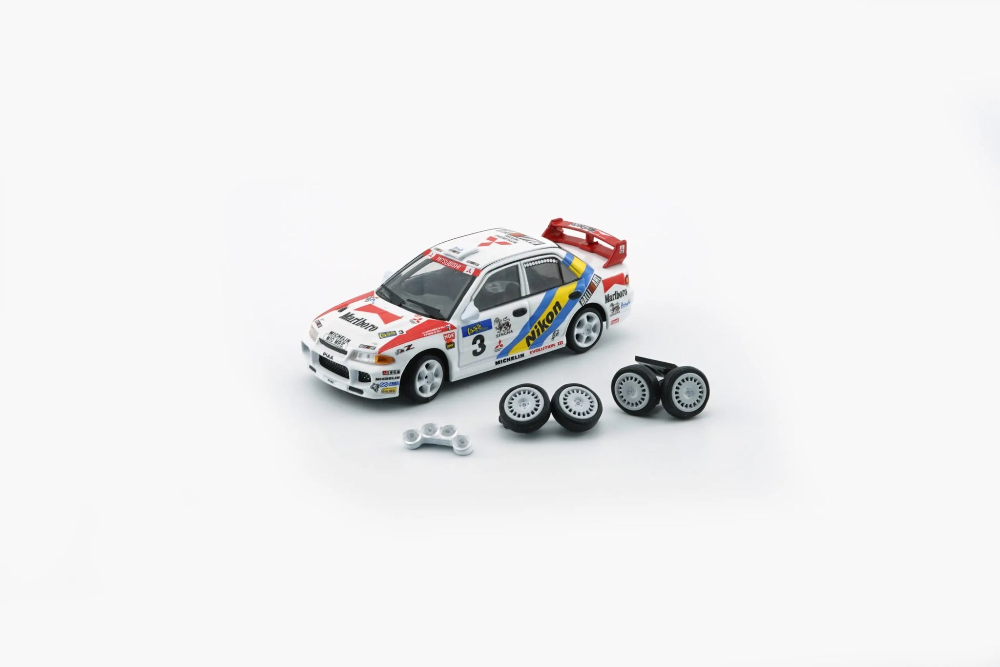 1:64 1995 Hong Kong Beijing Rally - #3 Mitsubishi Lancer EVO III -- BM
