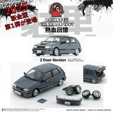 1:64 Daihatsu Charade 1991 (2 Door) Gtti -- Grey -- BM Creations