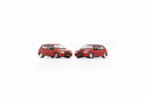 1:64 Daihatsu Charade 1991 (4 Door) 16 Valve -- Red -- BM Creations