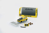 1:64 Honda Civic EG6 -- Yellow w/Carbon Bonnet -- BM Creations
