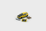 1:64 Honda Civic EG6 -- Yellow w/Carbon Bonnet -- BM Creations