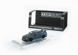 (Pre-Order) 1:64 Nissan Skyline R34 GT-R TOP SECRET -- Grey Blue -- BM Creations