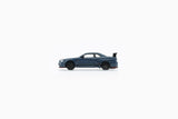 (Pre-Order) 1:64 Nissan Skyline R34 GT-R TOP SECRET -- Grey Blue -- BM Creations