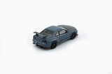 (Pre-Order) 1:64 Nissan Skyline R34 GT-R TOP SECRET -- Grey Blue -- BM Creations