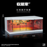 1:64 Diorama – Red Brick Exhibition Hall Miniature Scene -- SCJ 73441B