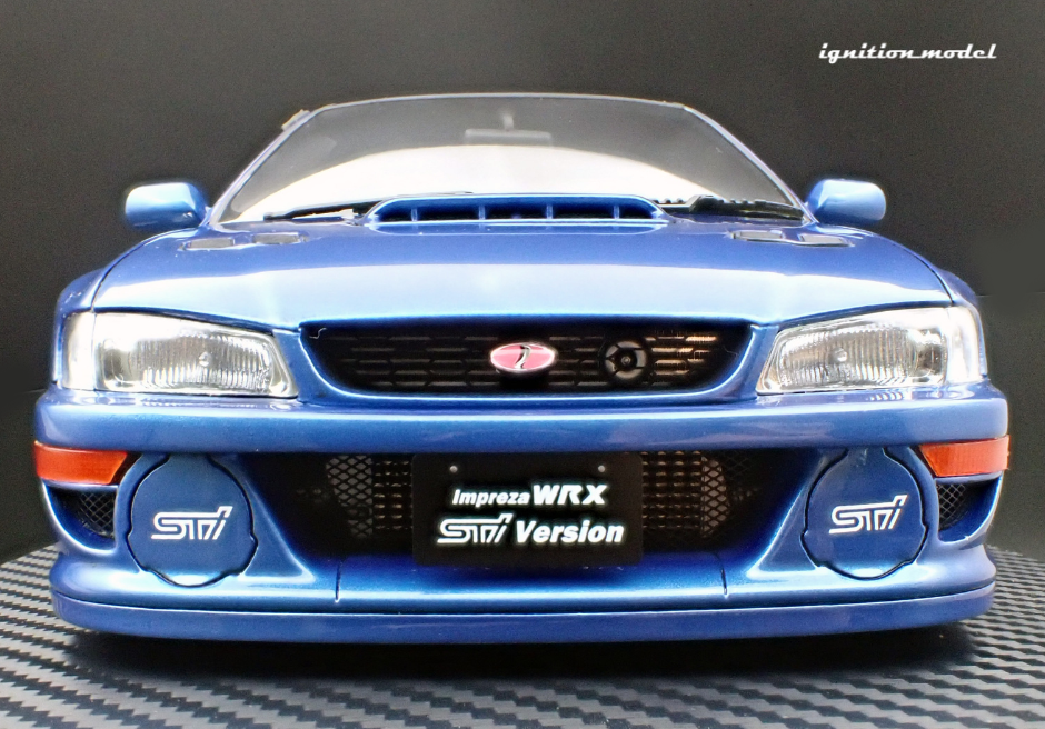 オートアート 1/18 スバル インプレッサ 22B Stiバージョン ブルー 1