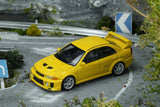 (Pre-Order) 1:64 Mitsubishi Lancer Evolution V GSR -- Dandelion Yellow -- Motorhelix