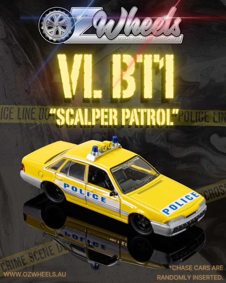 1:64 Holden VL Commodore BT1 -- Yellow 