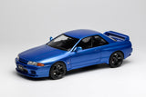 (Pre-Order) 1:18 Nissan R32 Skyline GTR Customised Version -- Coastal Blue -- Motorhelix