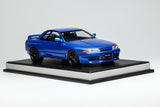 (Pre-Order) 1:18 Nissan R32 Skyline GTR Customised Version -- Coastal Blue -- Motorhelix