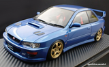 (Pre-Order) 1:18 Subaru Impreza WRX Type R STI Version V (GC8) -- Blue Metallic -- Ignition Model IG3540