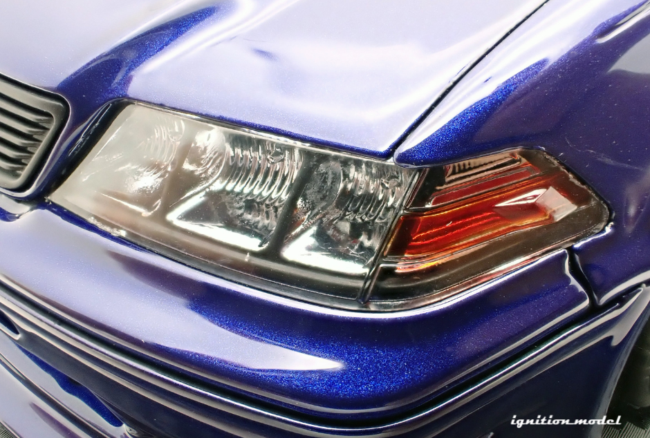 1:18 Toyota JZX100 MARK-II VERTEX -- Blue Metallic -- Ignition Model I