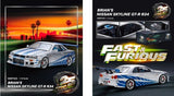 (Pre-Order) 1:18 Fast & Furious -- Brian's Nissan R34 Skyline GTR -- Spark 18SP323