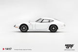 (Pre-Order) 1:64 Toyota 2000GT -- Pegasus White -- Mini GT MGT01417