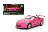 1:32 Suki's Honda S2000 -- Pink -- Candy Finish -- JADA: Fast & Furious