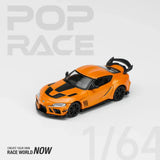 1:64 Toyota Supra GR A90 -- Darwin Pro 66G NWB in Orange -- Pop Race