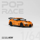 1:64 Toyota Supra GR A90 -- Darwin Pro 66G NWB in Orange -- Pop Race