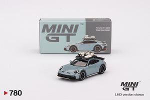 1:64 Porsche 911 Dakar -- Shade Green Metallic -- Mini GT MGT00780