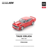 (Pre-Order) 1:64 Toyota TA22 Celica -- Red -- Pop Race