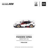 (Pre-Order) 1:64 Toyota GR86 PANDEM -- MOONTECH White -- Pop Race
