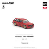 (Pre-Order) 1:64 BMW E30 Wagon PANDEM -- Red -- Pop Race