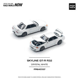 1:64 Nissan R32 Skyline GTR -- White -- Pop Race