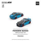 (Pre-Order) 1:64 Honda S2000 PANDEM -- Metallic Blue -- Pop Race