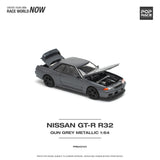 1:64 Nissan R32 Skyline GTR -- Gun Grey Metallic -- Pop Race