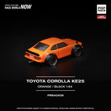(Pre-Order) 1:64 Toyota Corolla KE25 Retro Speed -- Orange -- Pop Race