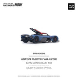 1:64 Aston Martin Valkyrie -- Satin Marina Blue -- Pop Race