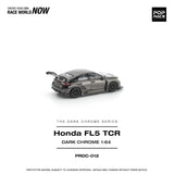 (Pre-Order) 1:64 Honda Civic (FL5) Type R TCR -- Dark Chrome Series -- Pop Race
