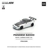 (Pre-Order) 1:64 Honda S2000 Soft-Top -- White -- Pop Race
