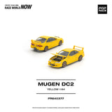 (Pre-Order) 1:64 Honda Integra DC2 MUGEN -- Yellow -- Pop Race