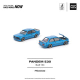 (Pre-Order) 1:64 BMW E30 PANDEM -- Blue -- Pop Race
