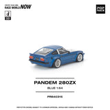 (Pre-Order) 1:64 Datsun 280ZX PANDEM -- Blue / Silver -- Pop Race