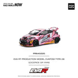 (Pre-Order) 1:64 Toyota GR Yaris Pandem Rocket Bunny -- Pink EVA RT Type-08 -- Pop Race