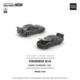 (Pre-Order) 1:64 Nissan Silvia S13 PANDEM -- Dark Chrome Series -- Pop Race